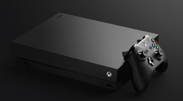 Xbox One X Console Controller Gray Shadow