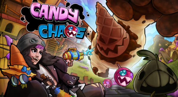 Key art на играта Candy Chaos, създадена от студенти от Випуск 2024 на ARC Academy